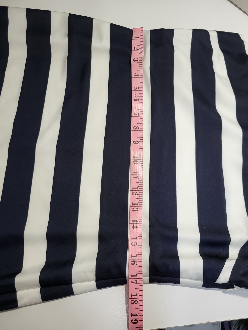 J. Crew White and Navy Striped Slip Dress - Picture 6 of 9